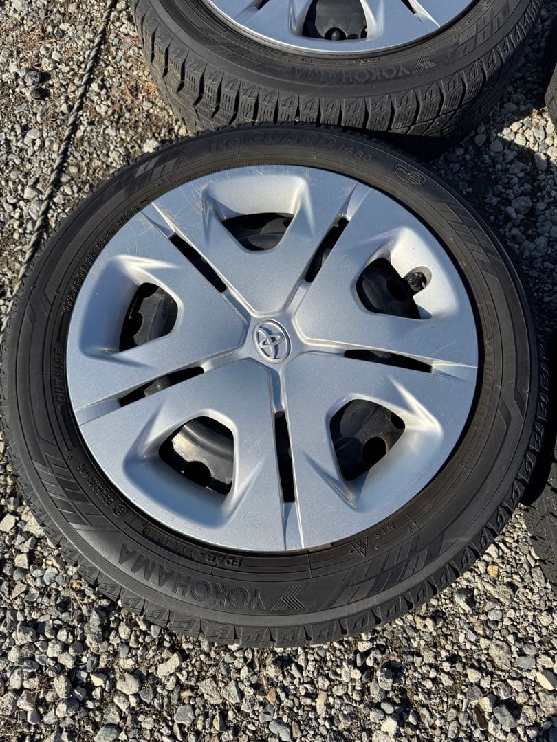 トヨタ純正16インチ 鉄ホイール 冬タイヤ付き4本セット175/60R16