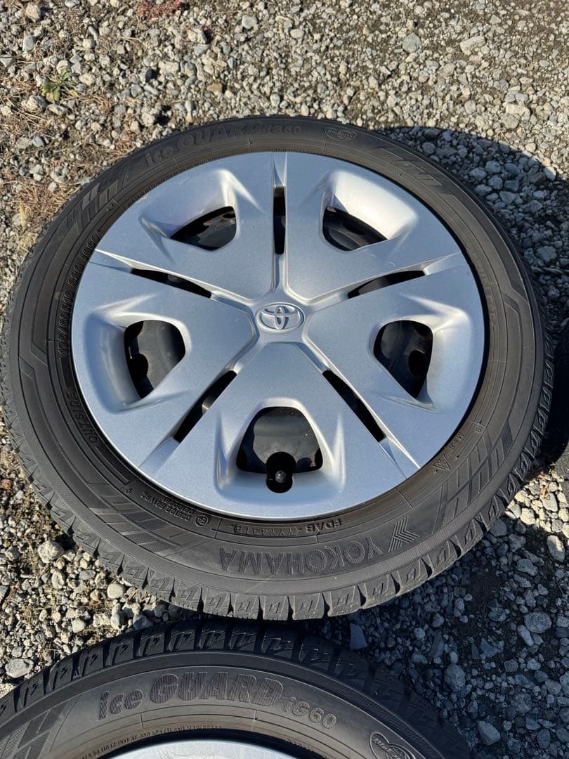 トヨタ純正16インチ 鉄ホイール 冬タイヤ付き4本セット175/60R16