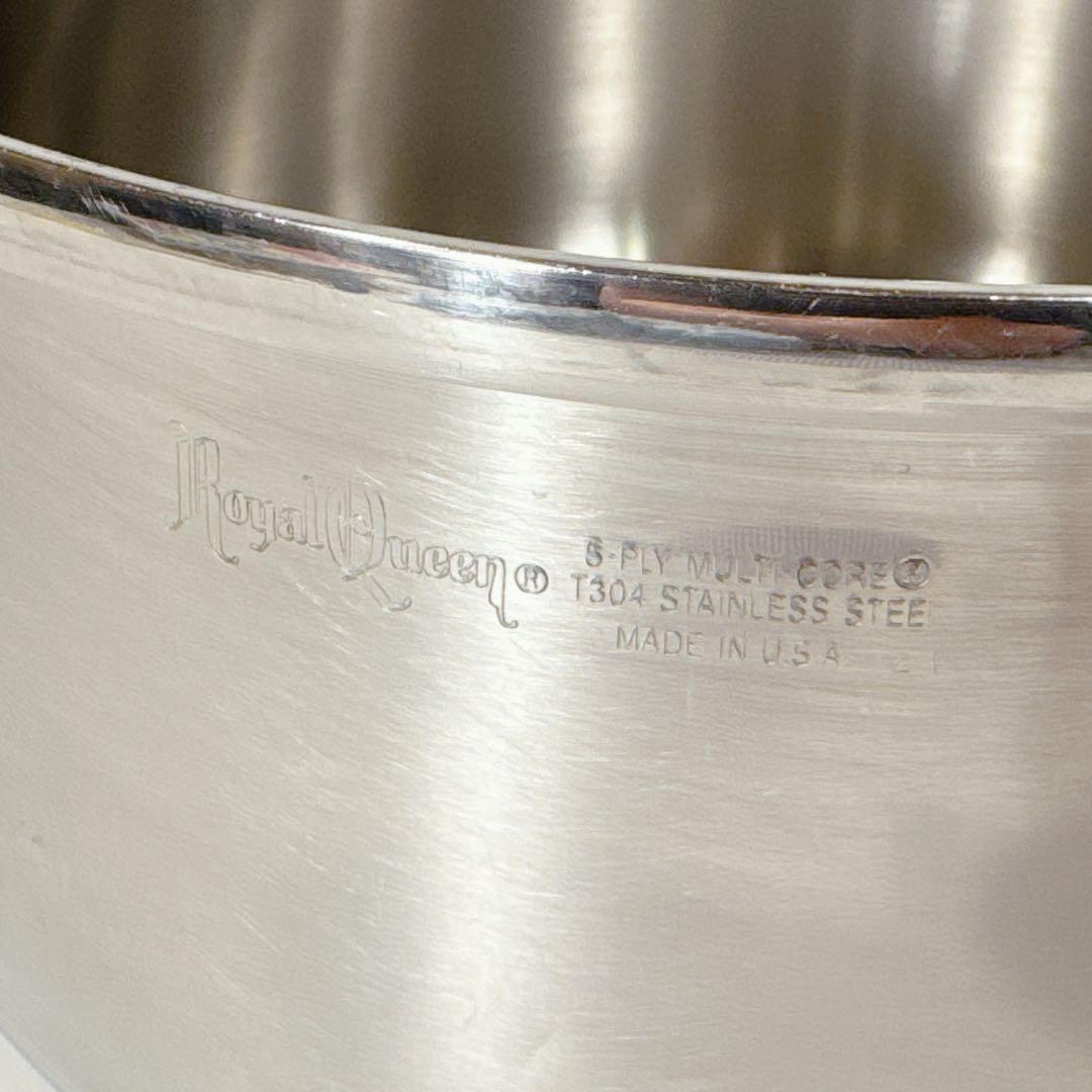 ロイヤルクイーン  QUEEN 4コート ステンレス鍋 IH対応