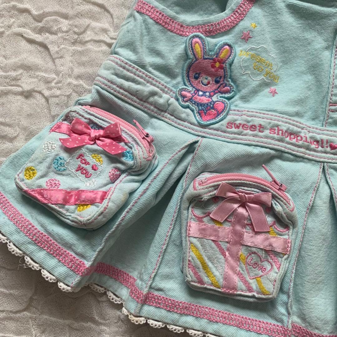 日*1様 メゾピアノ　ミミポポちゃん　プリーツスカート