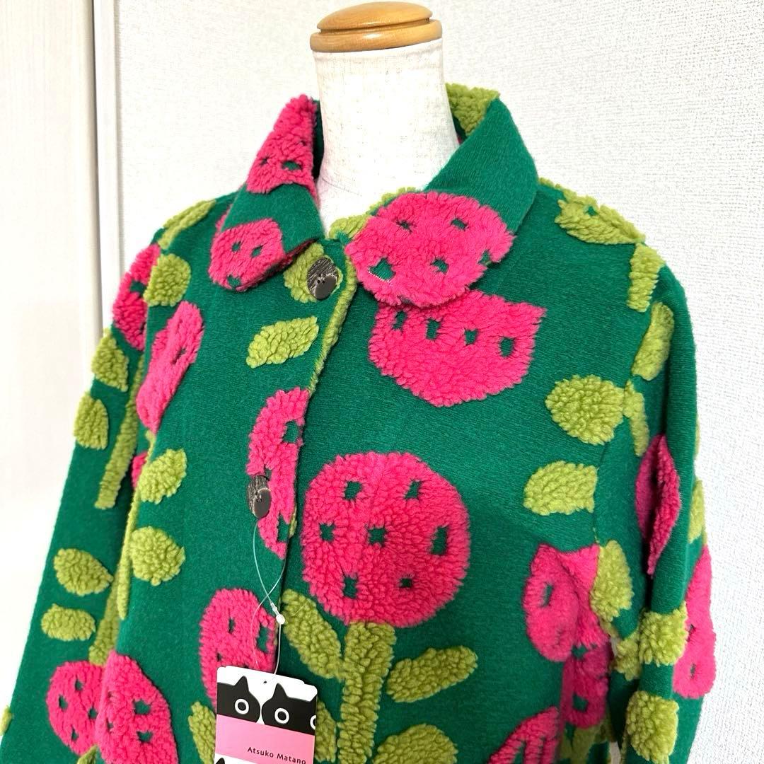 新品未使用タグ付　ワコールマタノアツコ　超極暖　柔らかモコモコガウン　ゆったりM