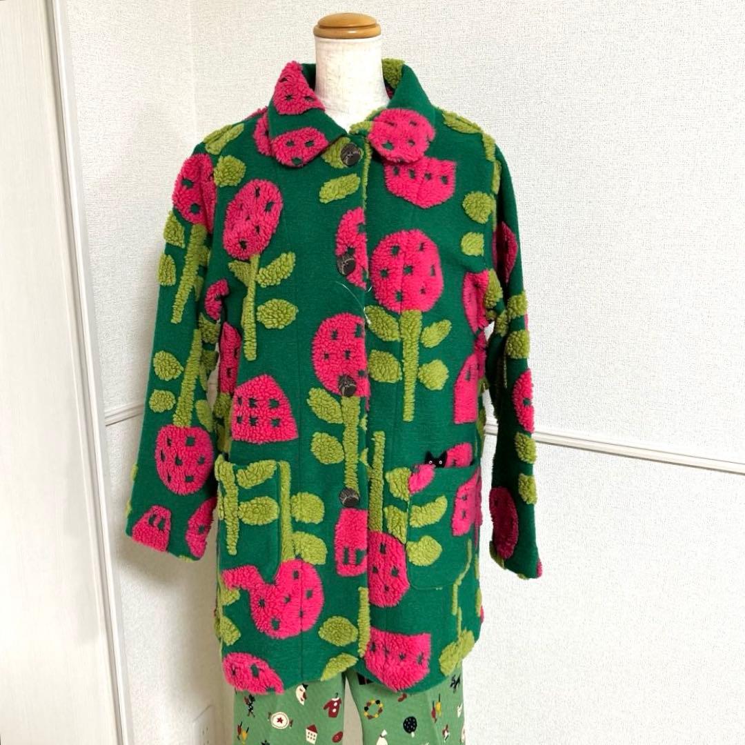 新品未使用タグ付　ワコールマタノアツコ　超極暖　柔らかモコモコガウン　ゆったりM