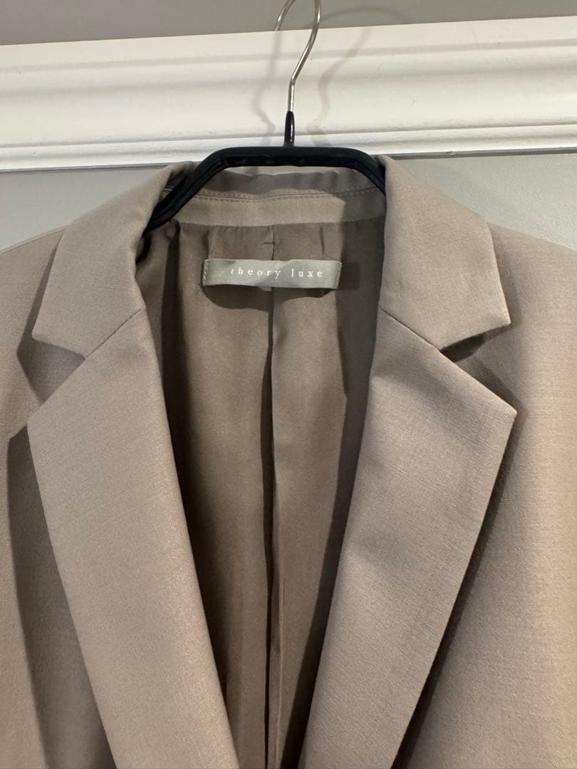 Theory luxe セオリーリュクス　パンツスーツ　トープベージュ36