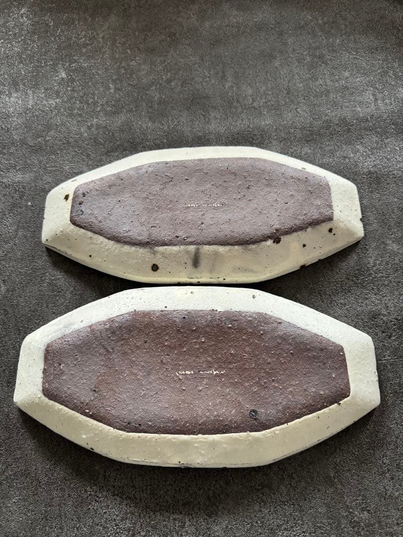 器のしごと(信楽) 村上　直子 shiro moegi Fune（大）２枚セット