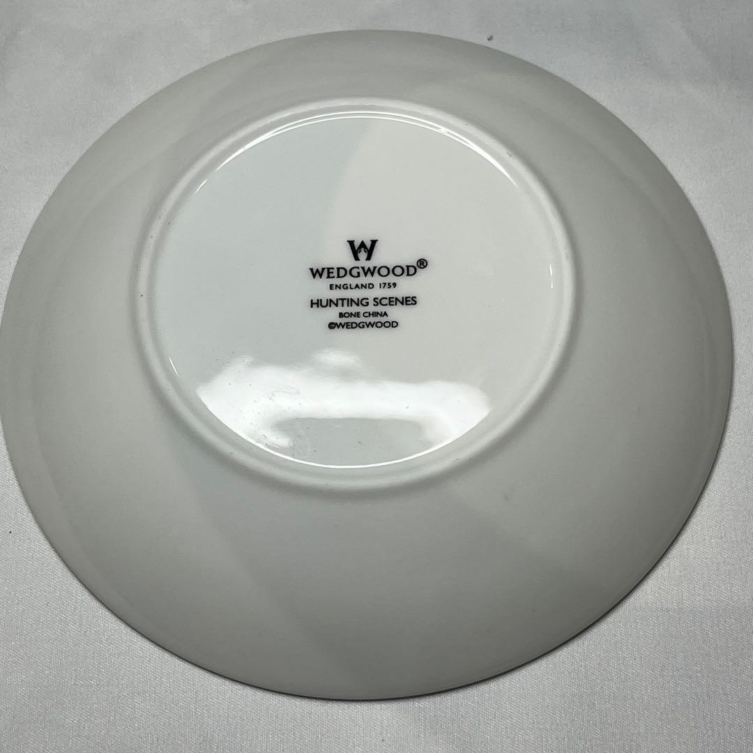 ウェッジウッド ハンティングシーン　カップ＆ソーサー　デザートプレート