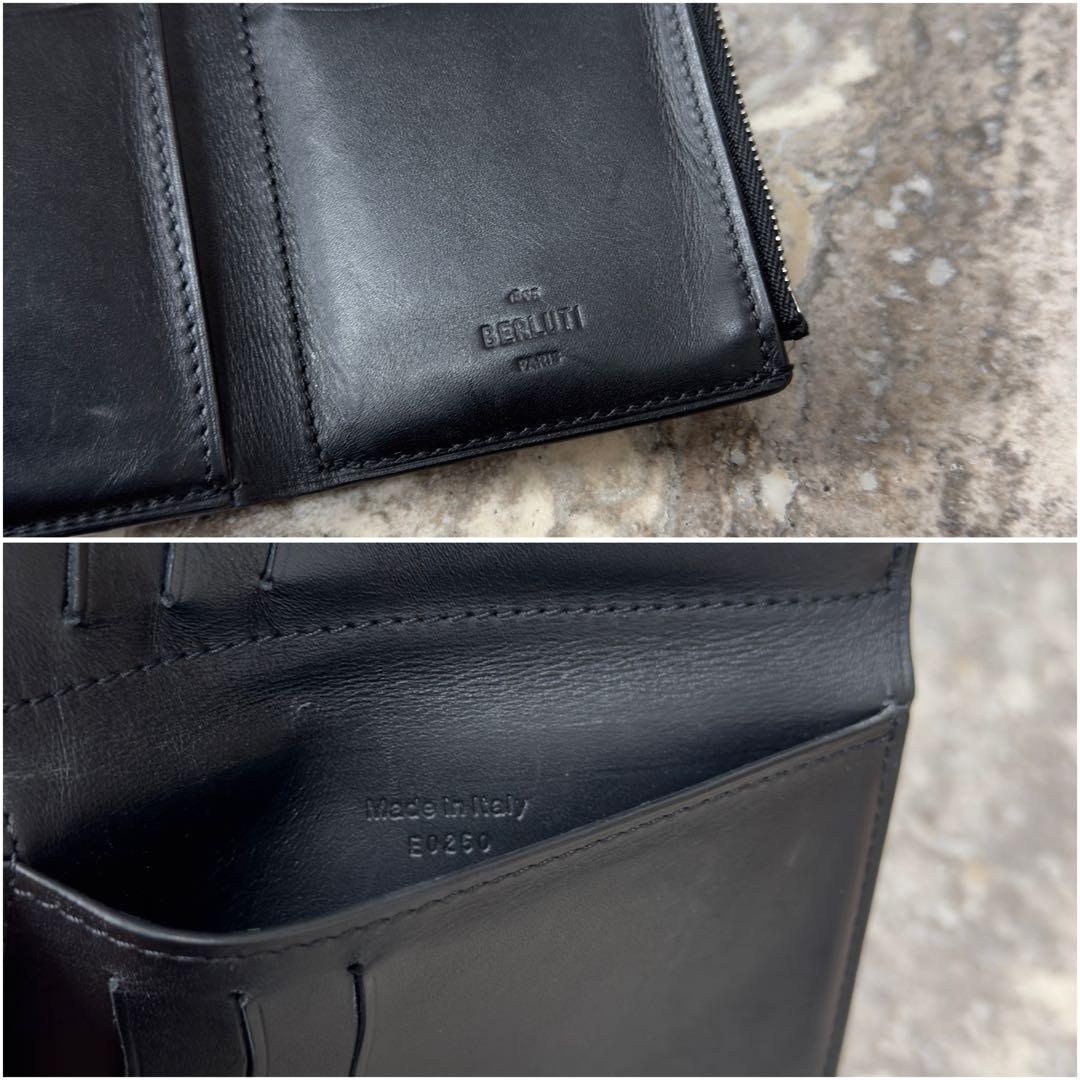 限定 定価13.6万円 ベルルッティ ペリプル スクリットレザーミニ財布