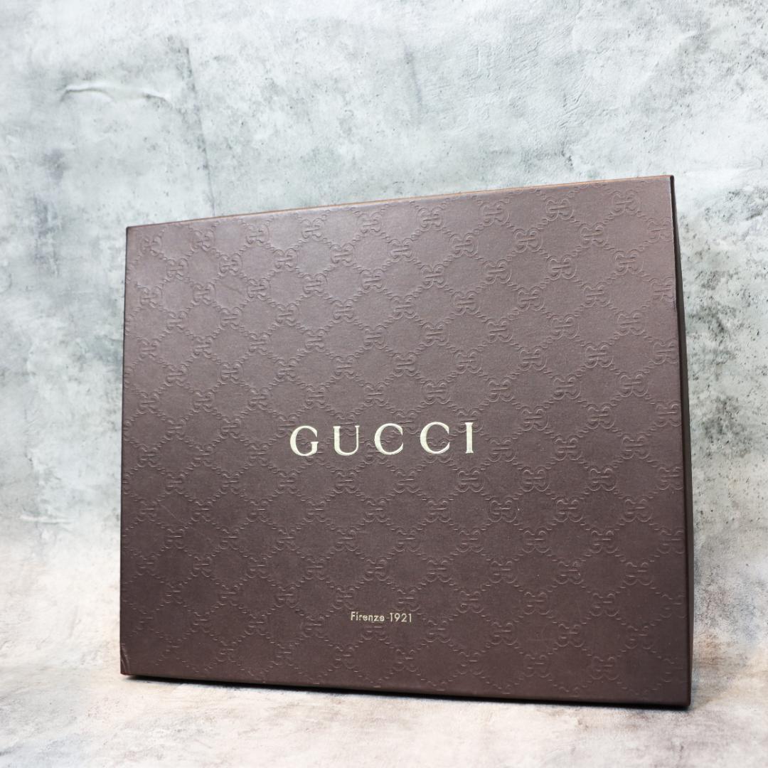 GUCC Iグッチ マフラー シェリーライン ウール アルパカ 箱付