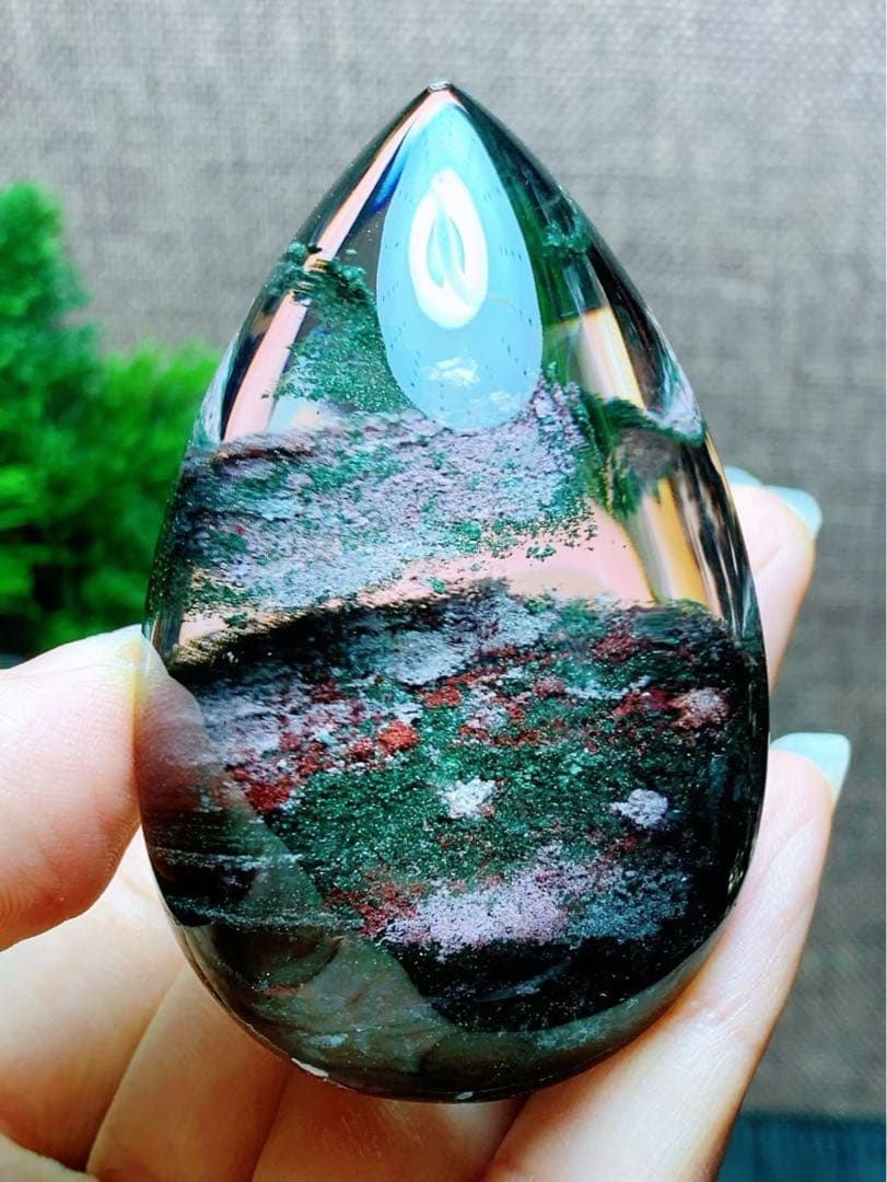 ⭐︎【極上品】天然 ガーデン クォーツ 置物 103.1g