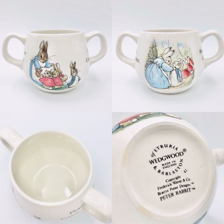 未使用  ウェッジウッド ピーターラビット 英国製 旧刻印