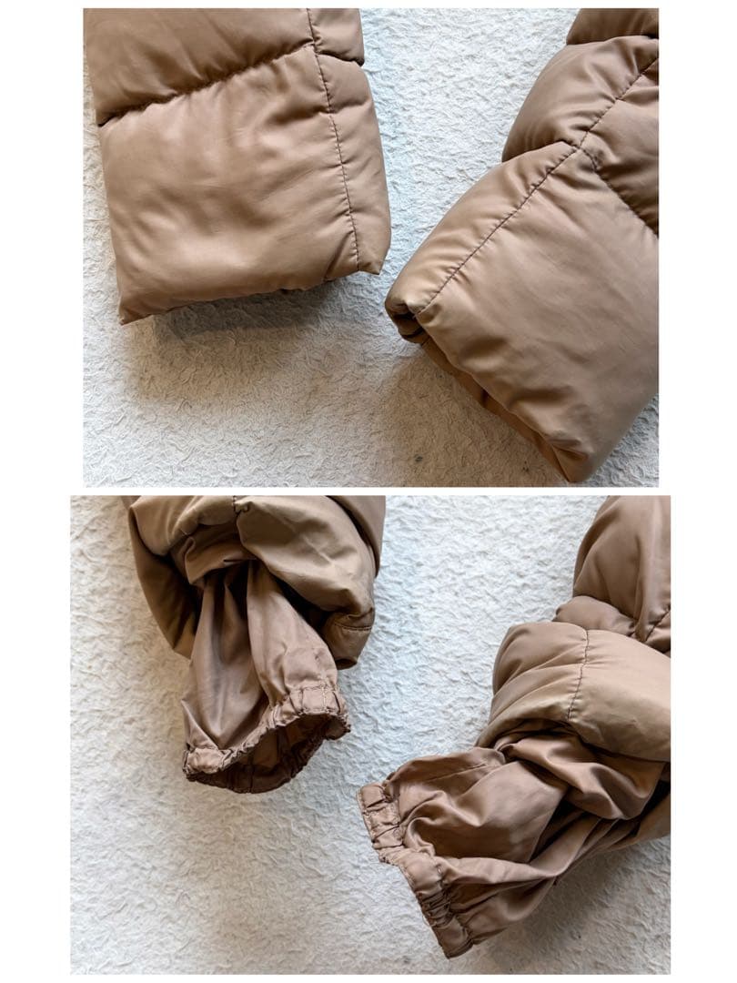 美品✨バーバリーロンドン ダウンコート メガノバチェック 腰ベルト ベージュ M