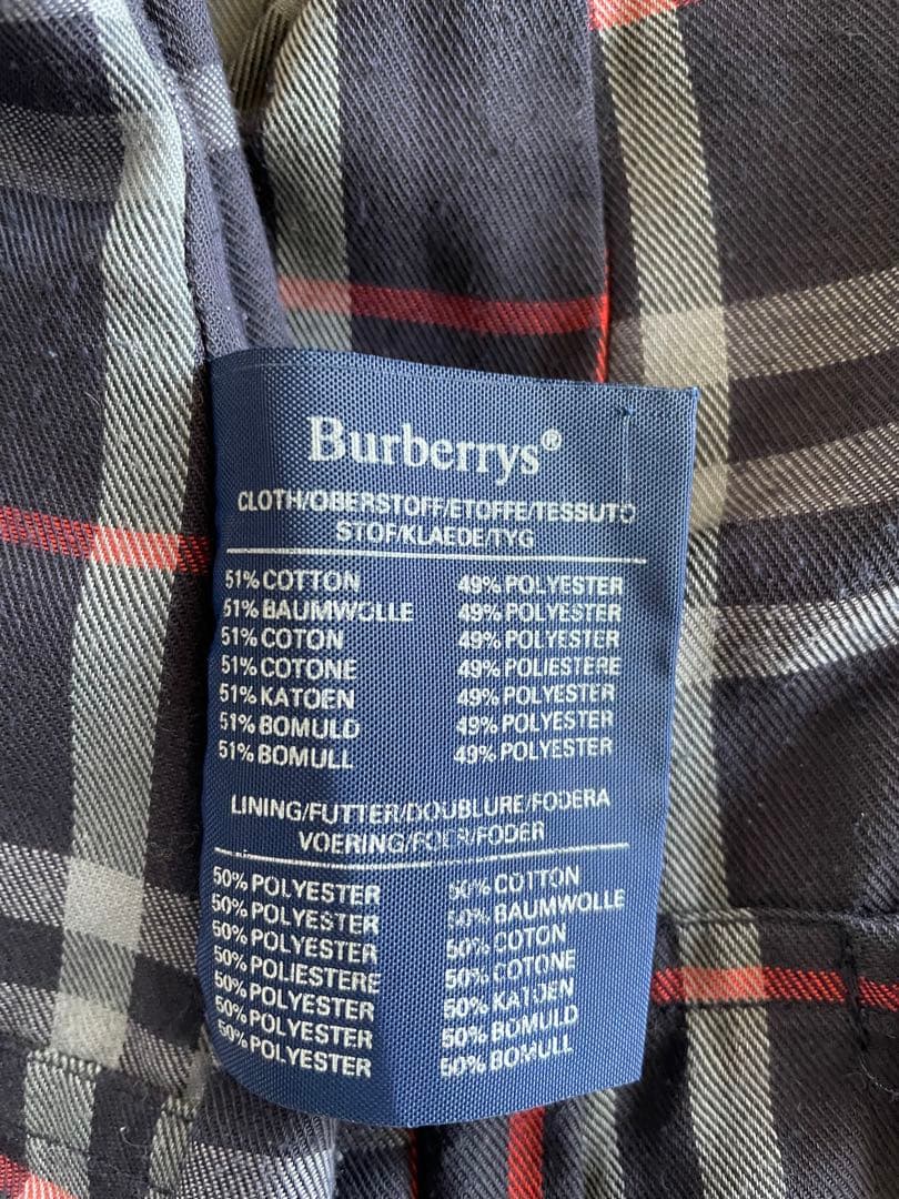 Burberrys' バーバリーズ ステンカラーコート ノバチェック 英国製