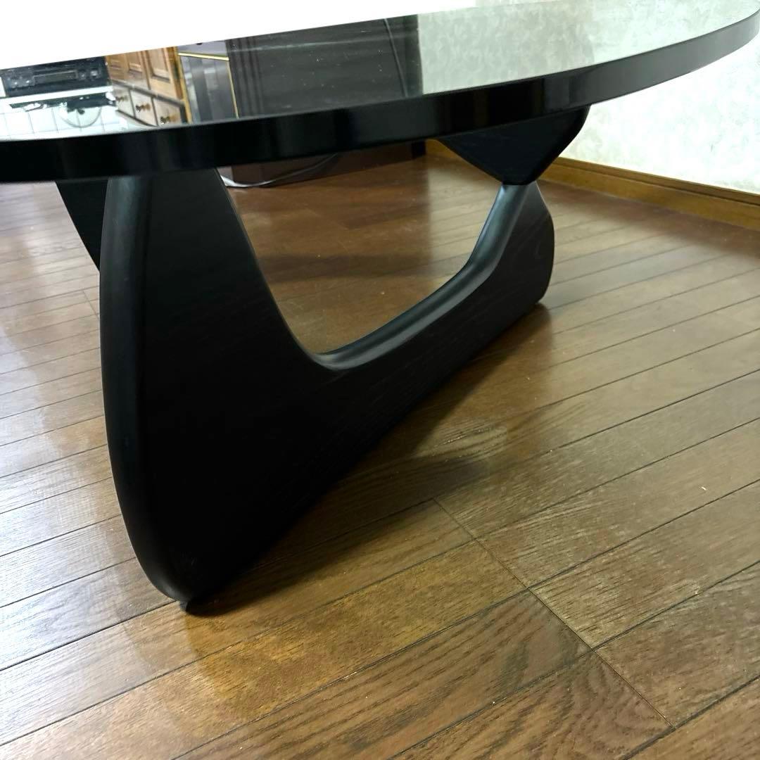 【美品】※直接お渡しのみ イサムノグチ コーヒーテーブル ガラステーブル