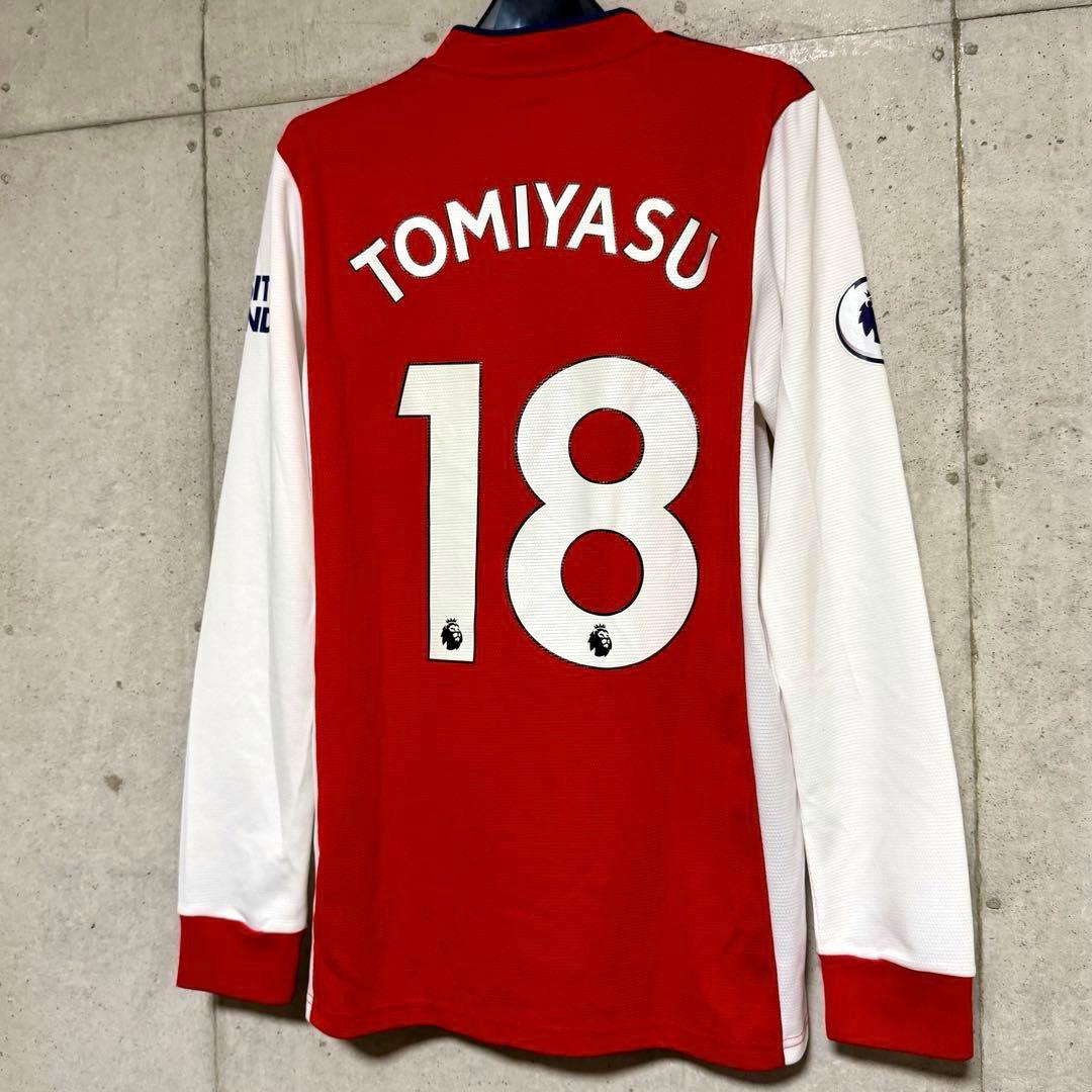 【美品！】21/22 アーセナルFC ♯18冨安健洋【Mサイズ】ホーム 長袖