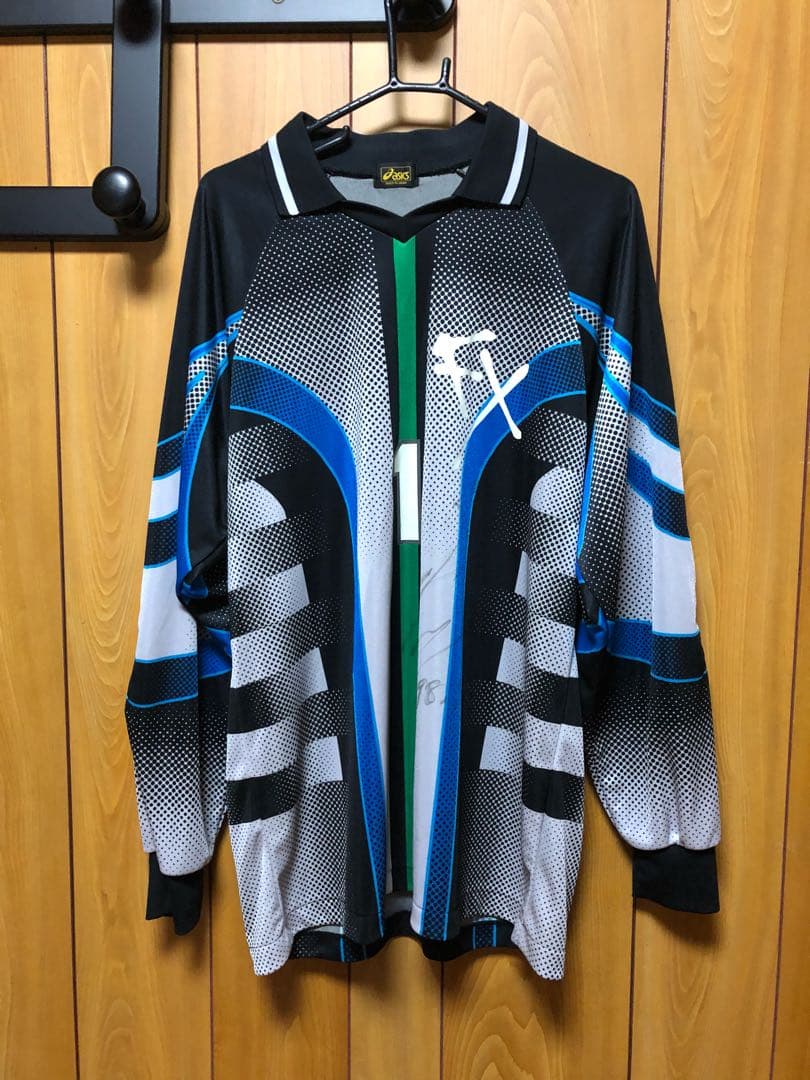 川口能活 CMで実際に着用 サイン入り