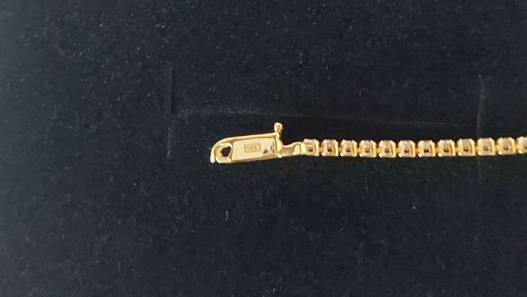 【限定SALE】新品未使用 BANYAN K18 テニスブレスレット