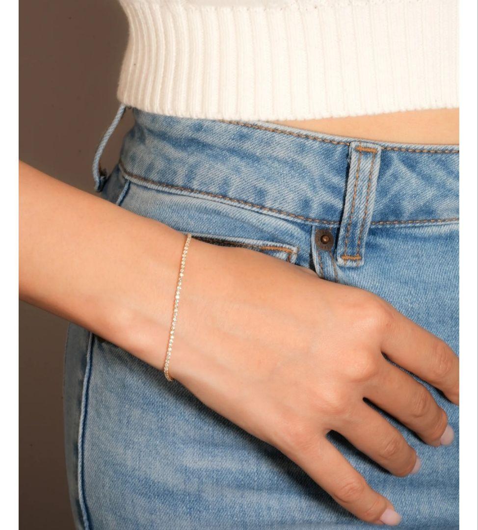 【限定SALE】新品未使用 BANYAN K18 テニスブレスレット