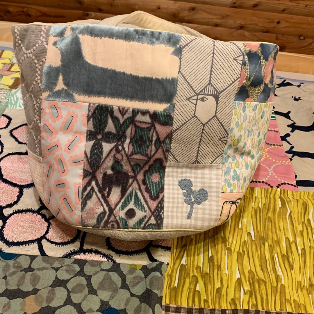 ミナペルホネン Peace バスケットバッグ　未使用　土日お値下げ