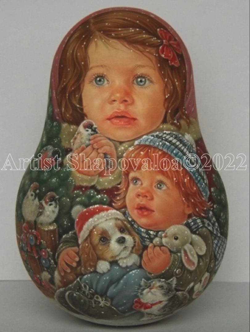 雑貨☆起き上がりこぼし♪エレナ作 マトリョーシカ