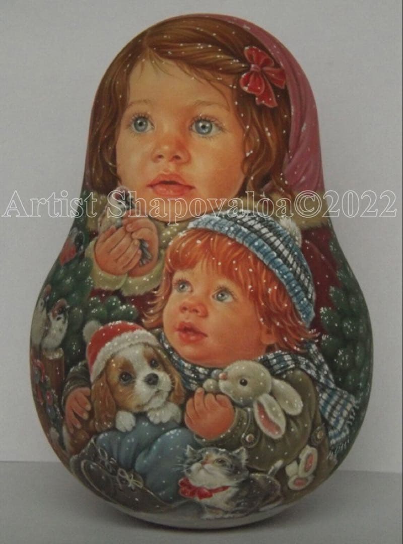 雑貨☆起き上がりこぼし♪エレナ作 マトリョーシカ