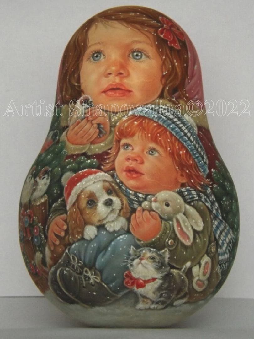 雑貨☆起き上がりこぼし♪エレナ作 マトリョーシカ