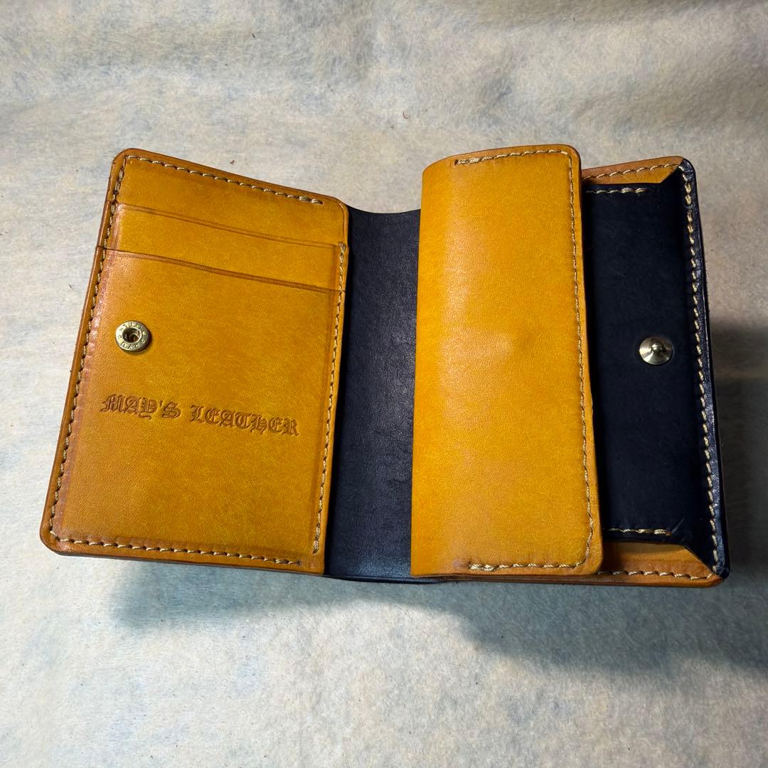 イタリアンレザーマルゴー２つ折り財布