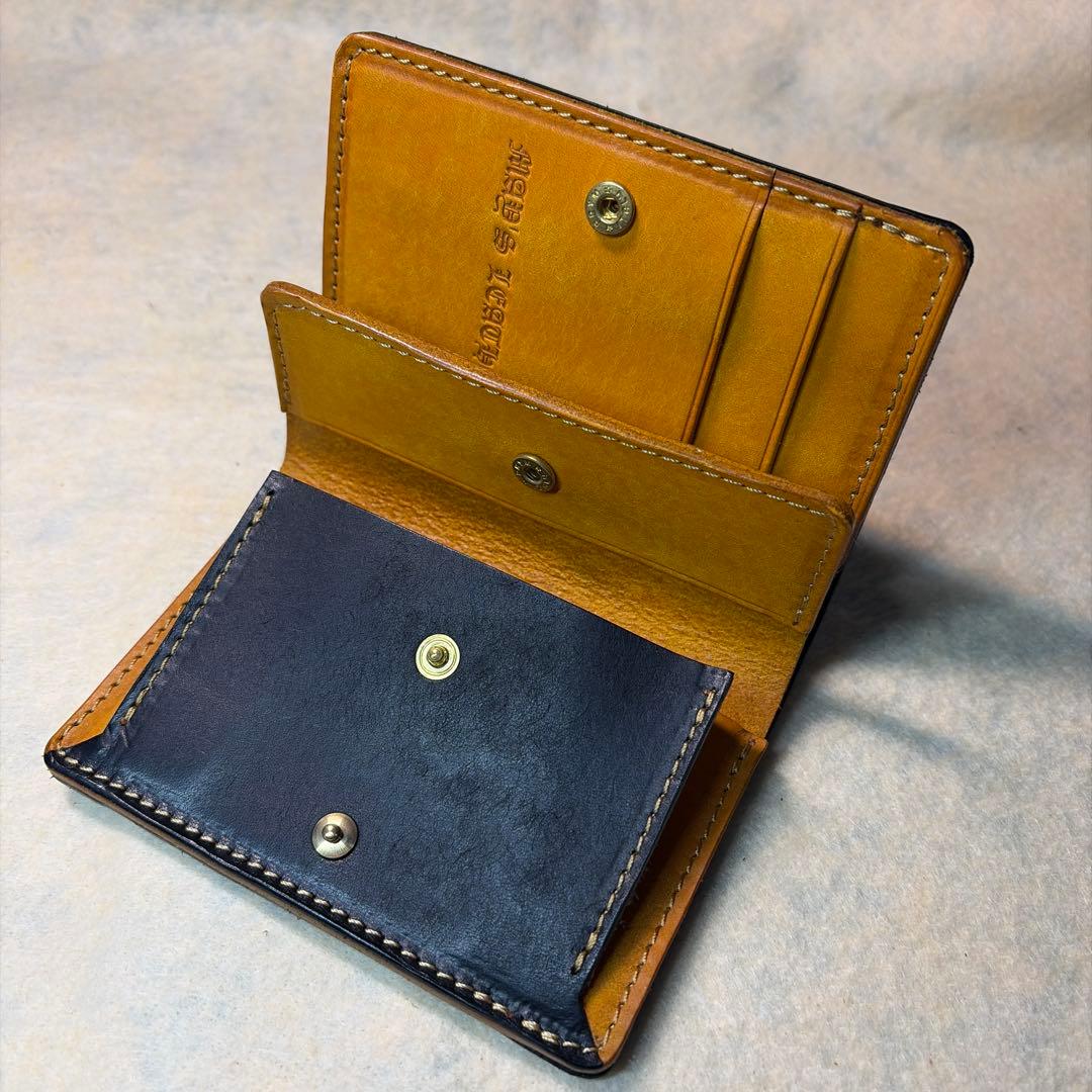 イタリアンレザーマルゴー２つ折り財布