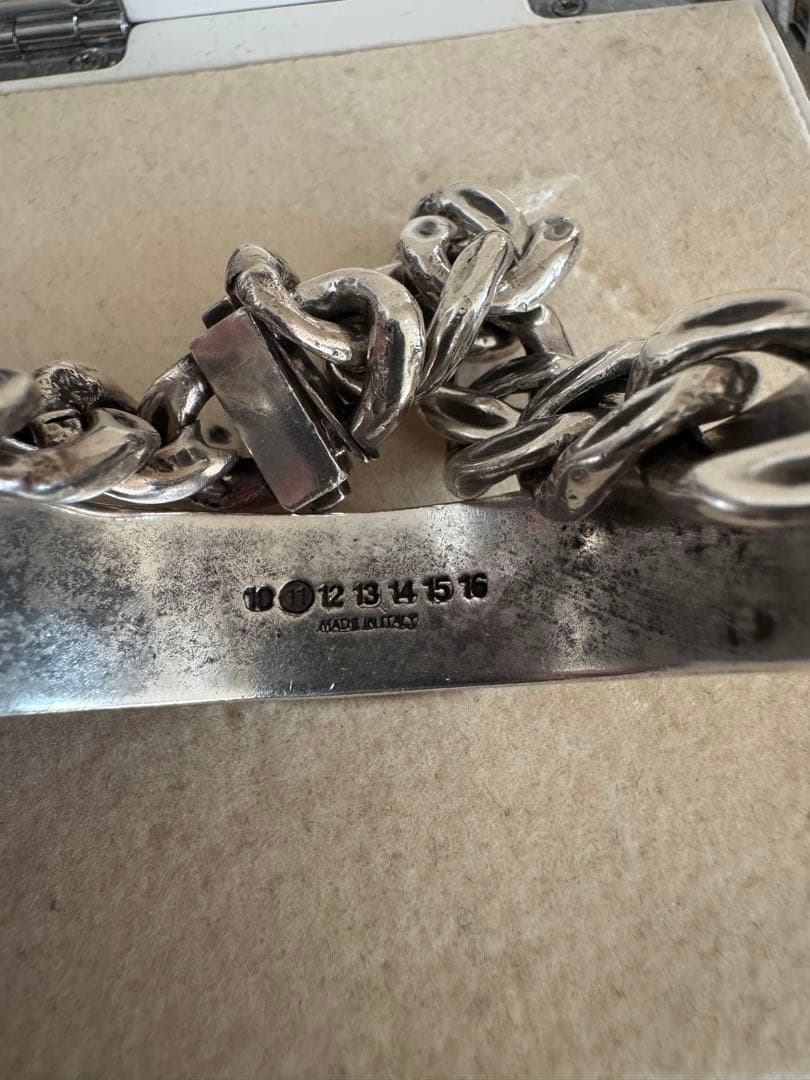 【超希少】maison martin margiela IDブレスレット本人期