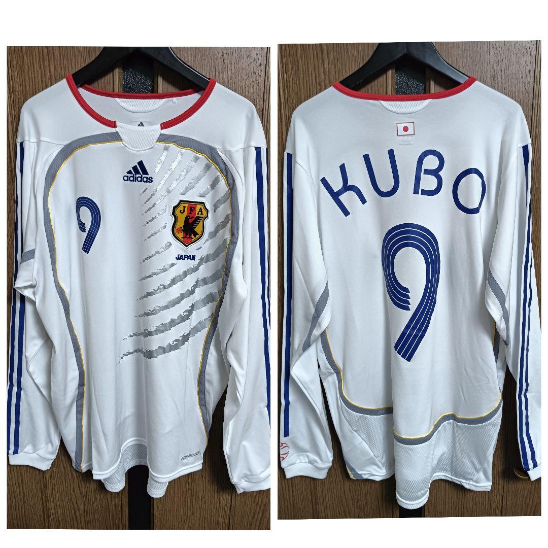 日本代表 久保竜彦 #9 オーセンティック長袖ユニフォーム 06/07ホーム O