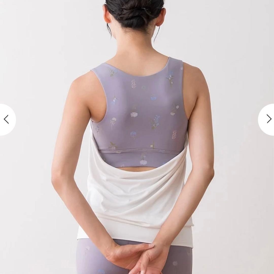 SUKALA フラワーブーケ　カバータンクトップ　ライラック　Lサイズ