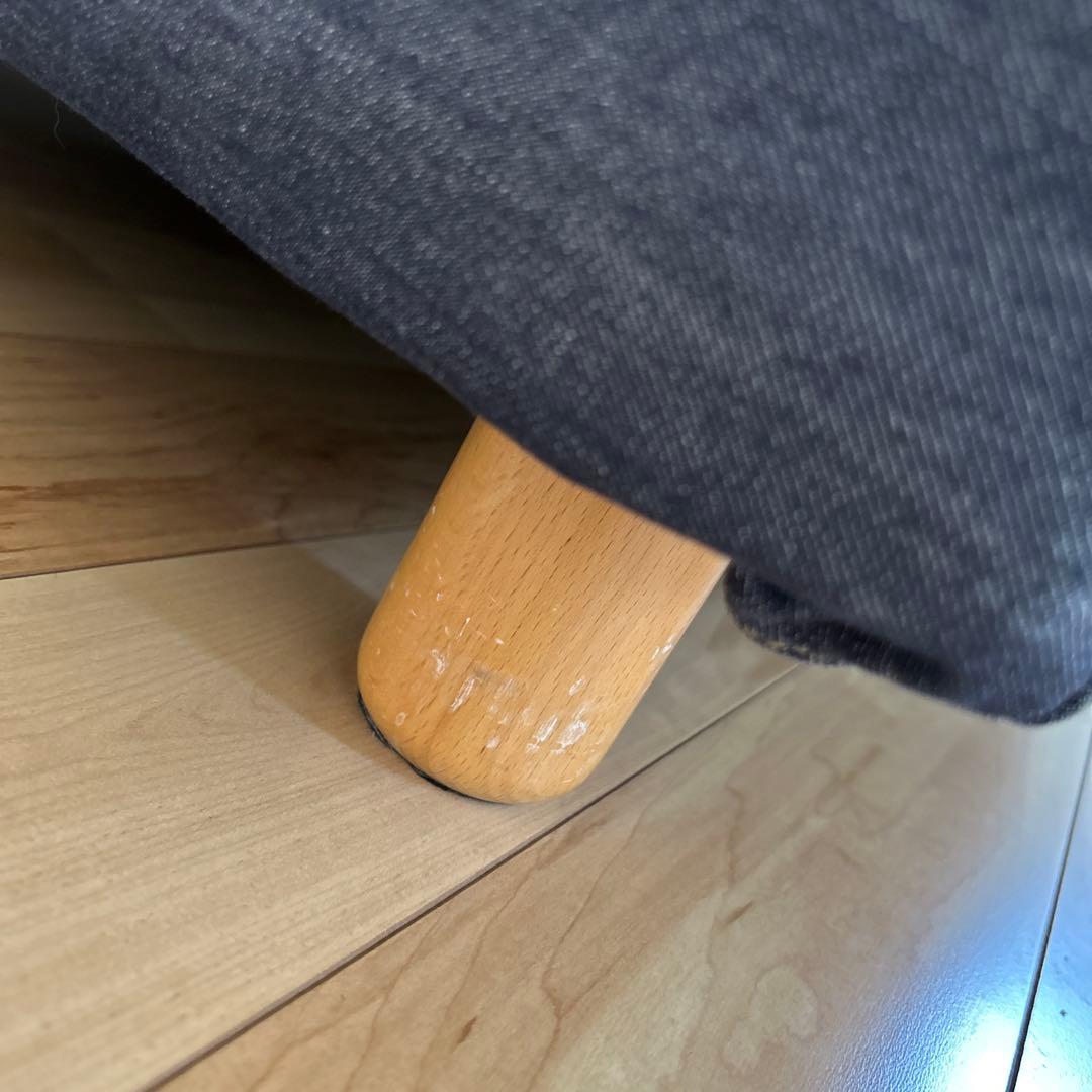 3人掛けソファー　デニム生地