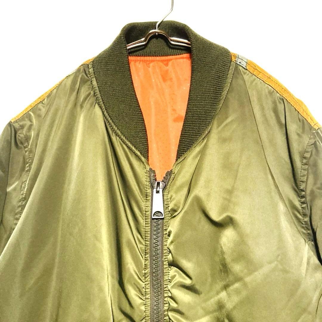 AVIREX 35周年 MA-1 リバーシブル フライトジャケット カーキ L