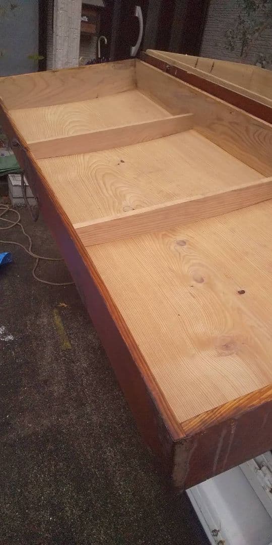 木製シンプル箱型収納