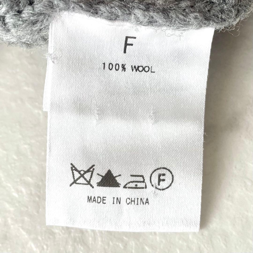 美品.定価3.2万☆ウィムガゼット ケーブル編み クルーネックニット