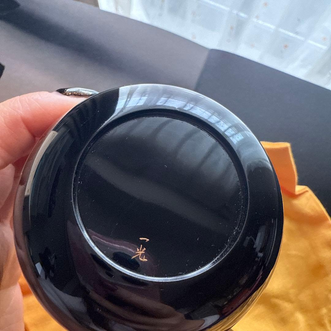 茶道具 清瀬一光 扇蒔絵 大棗