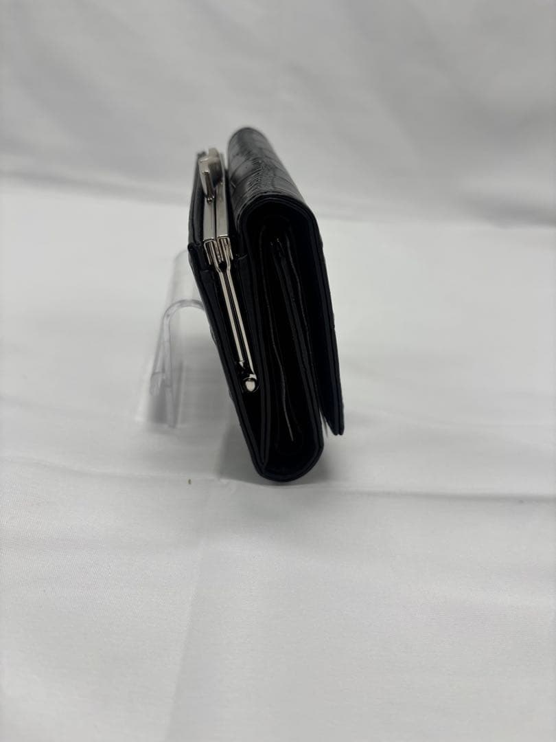 Vivienne Westwood ブラック クロコダイル柄　三つ折り財布