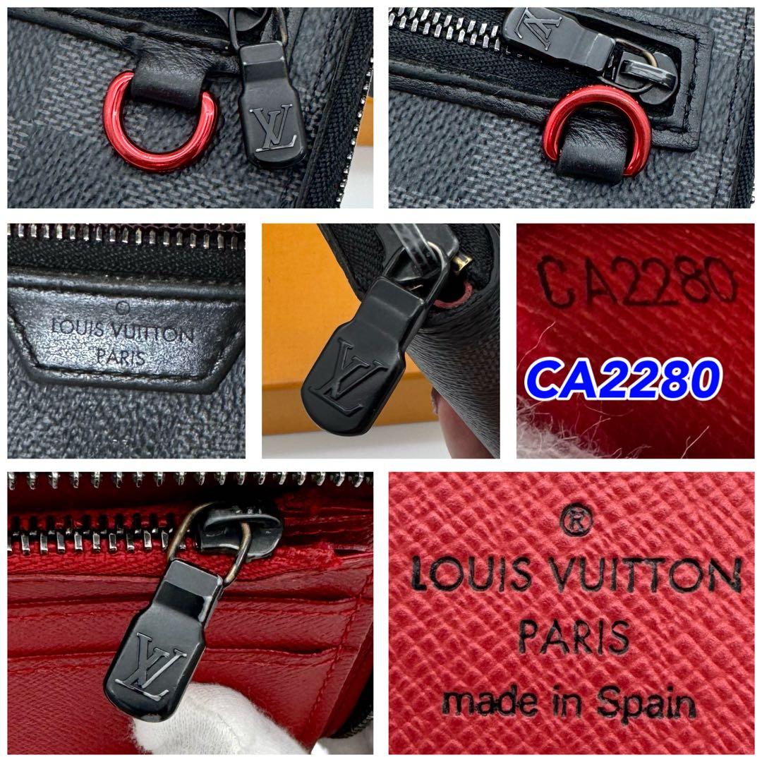 ルイヴィトン ダミエグラフィット ユーティリティ ジッピー ヴェルティカル