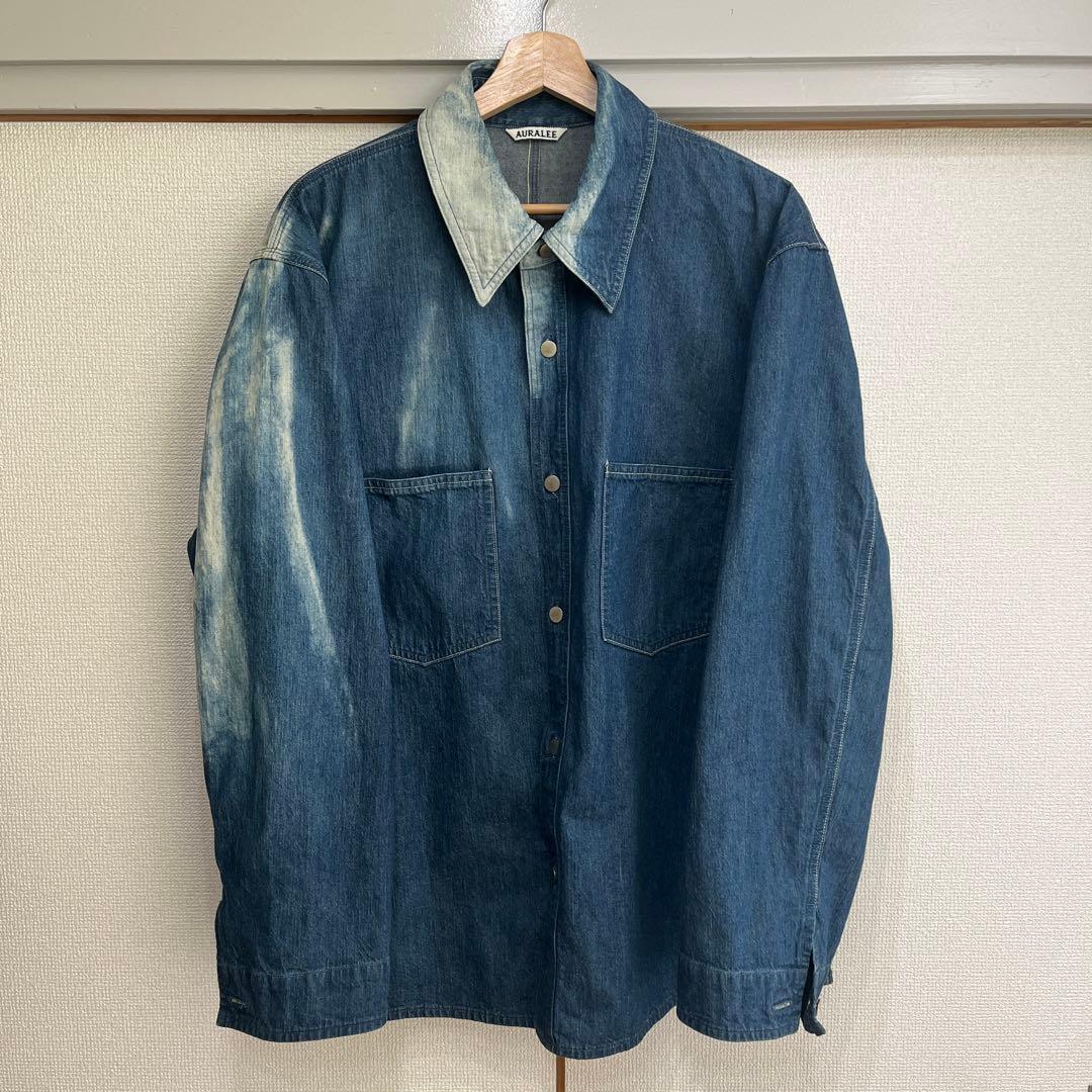 トップス SUNFADE BLEACH LIGHT DENIMSHIRTS BLOUSON
