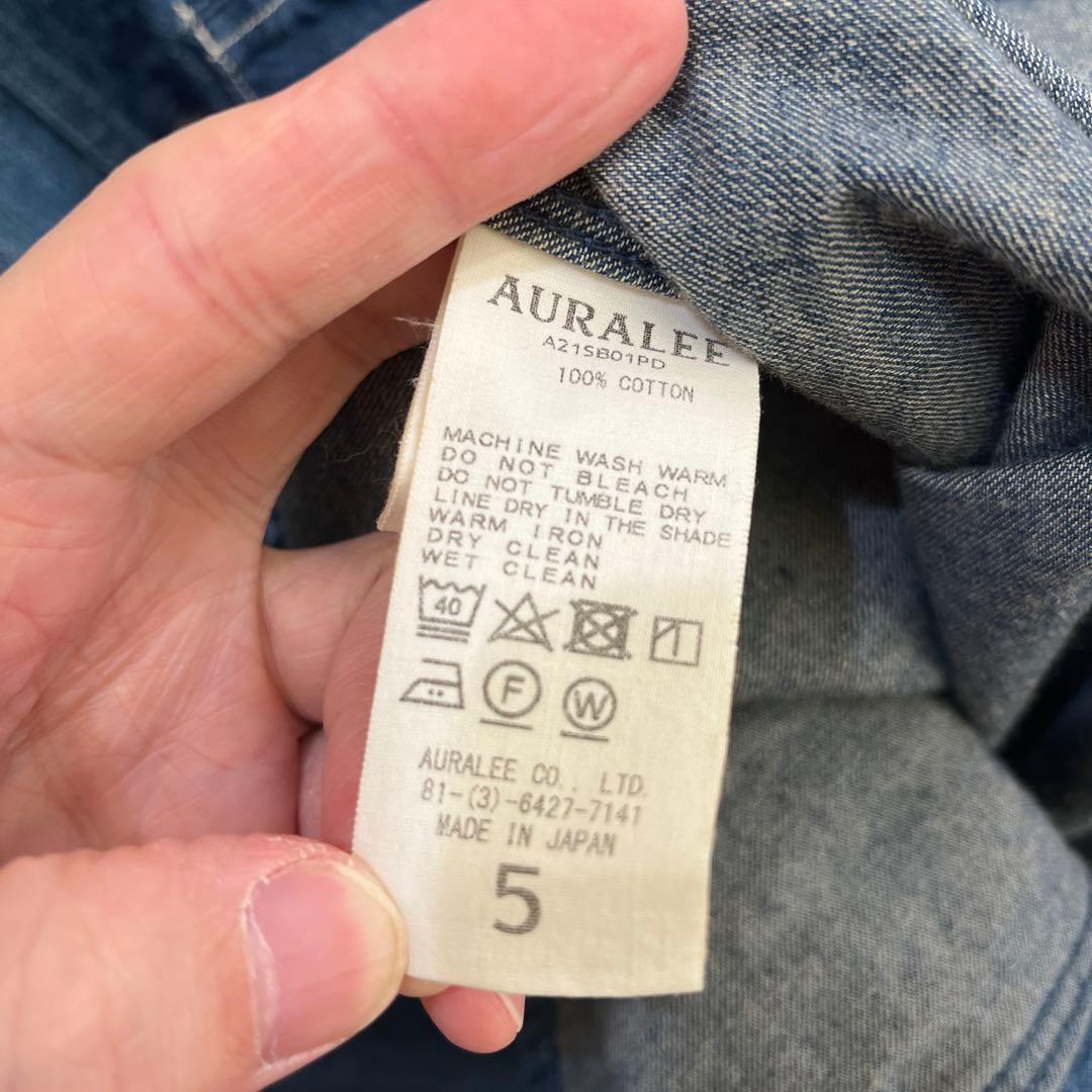 トップス SUNFADE BLEACH LIGHT DENIMSHIRTS BLOUSON