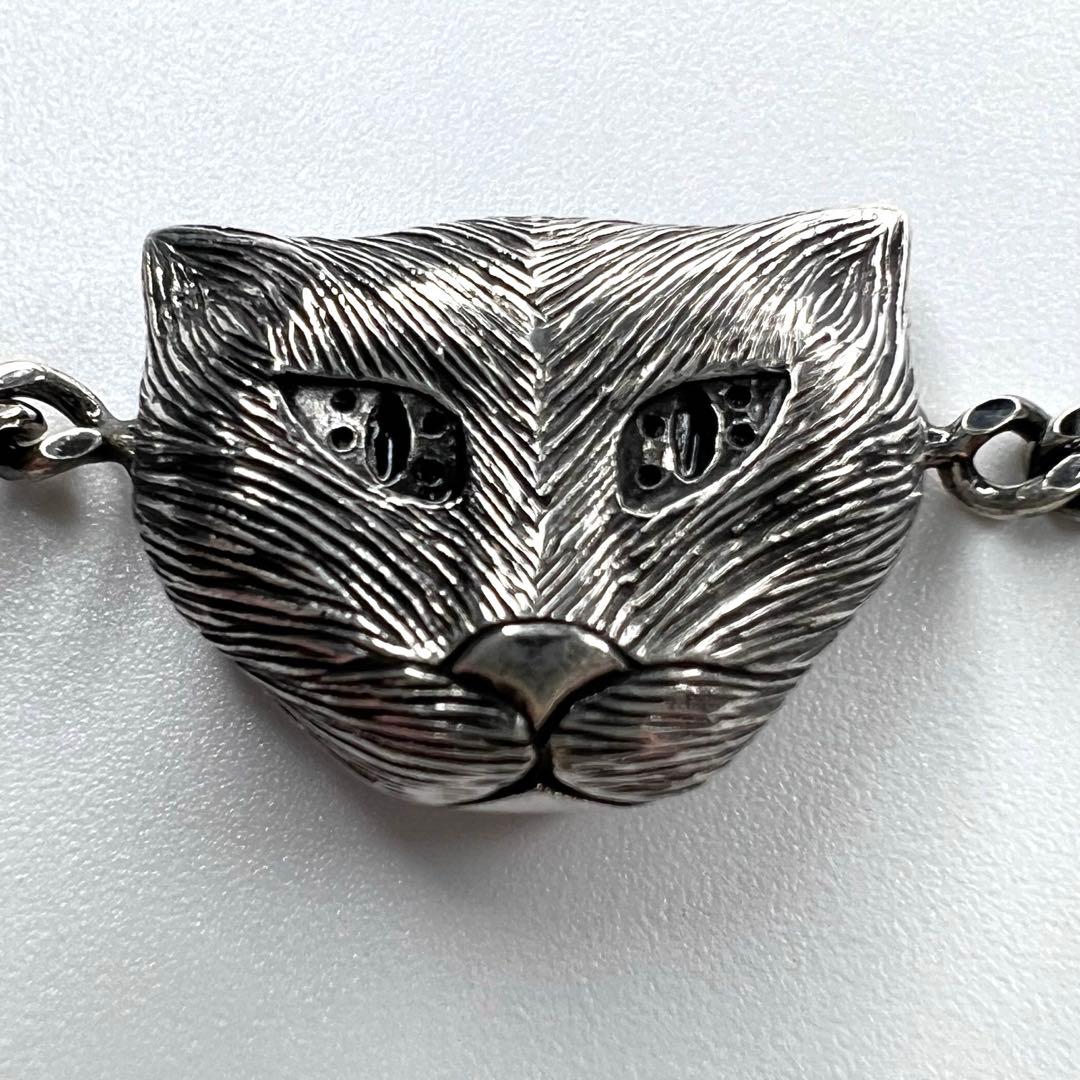 【最終値下げ】美品GUCCI ガーデンキャットヘッド 喜平 ブレスレット.