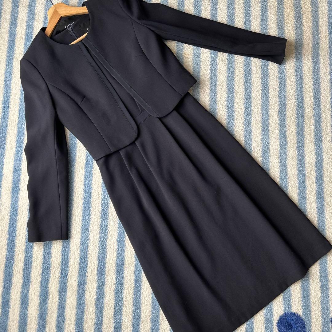 お受験用　濃紺ワンピース　7号