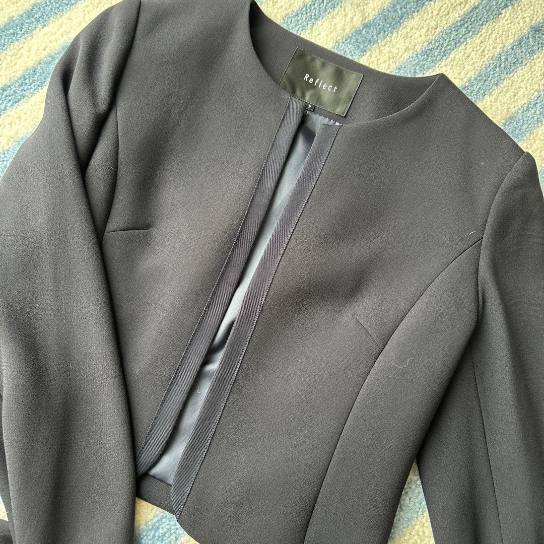 お受験用　濃紺ワンピース　7号