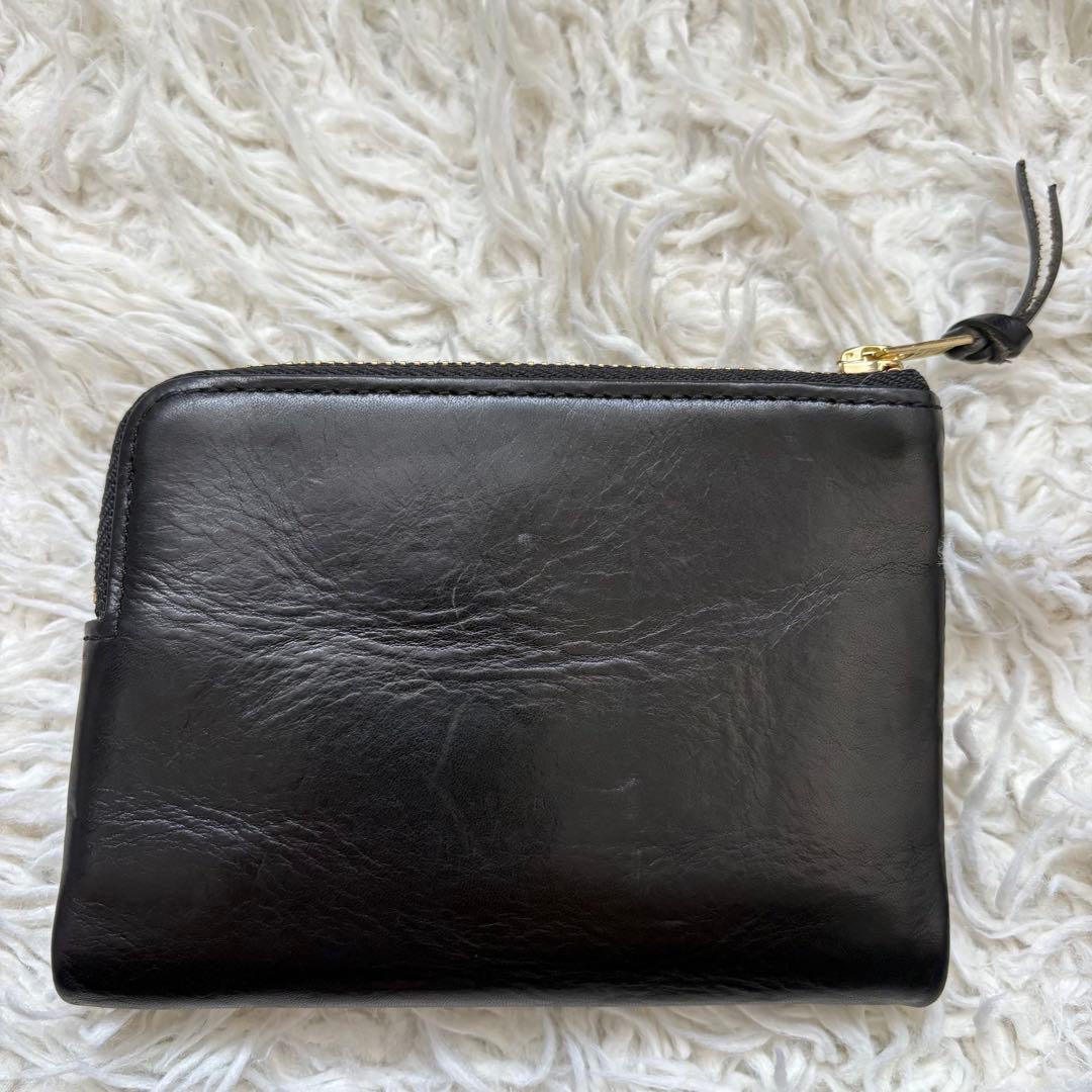 希少 美品 ポーター ソーク 二つ折り財布 コンパクトウォレット 黒