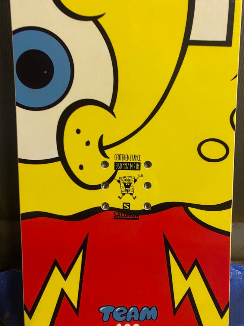 Salomon TEAM 100 スポンジボブ 　K2ビンディング付き