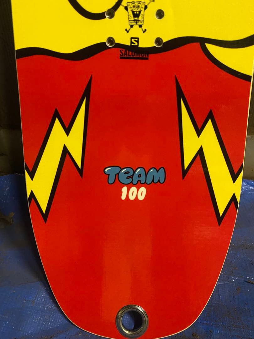 Salomon TEAM 100 スポンジボブ 　K2ビンディング付き