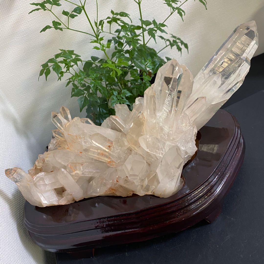 絶品❗️高透明度☆超強いパワー☆マニカラン産ヒマラヤ水晶クラスター☆原石A417