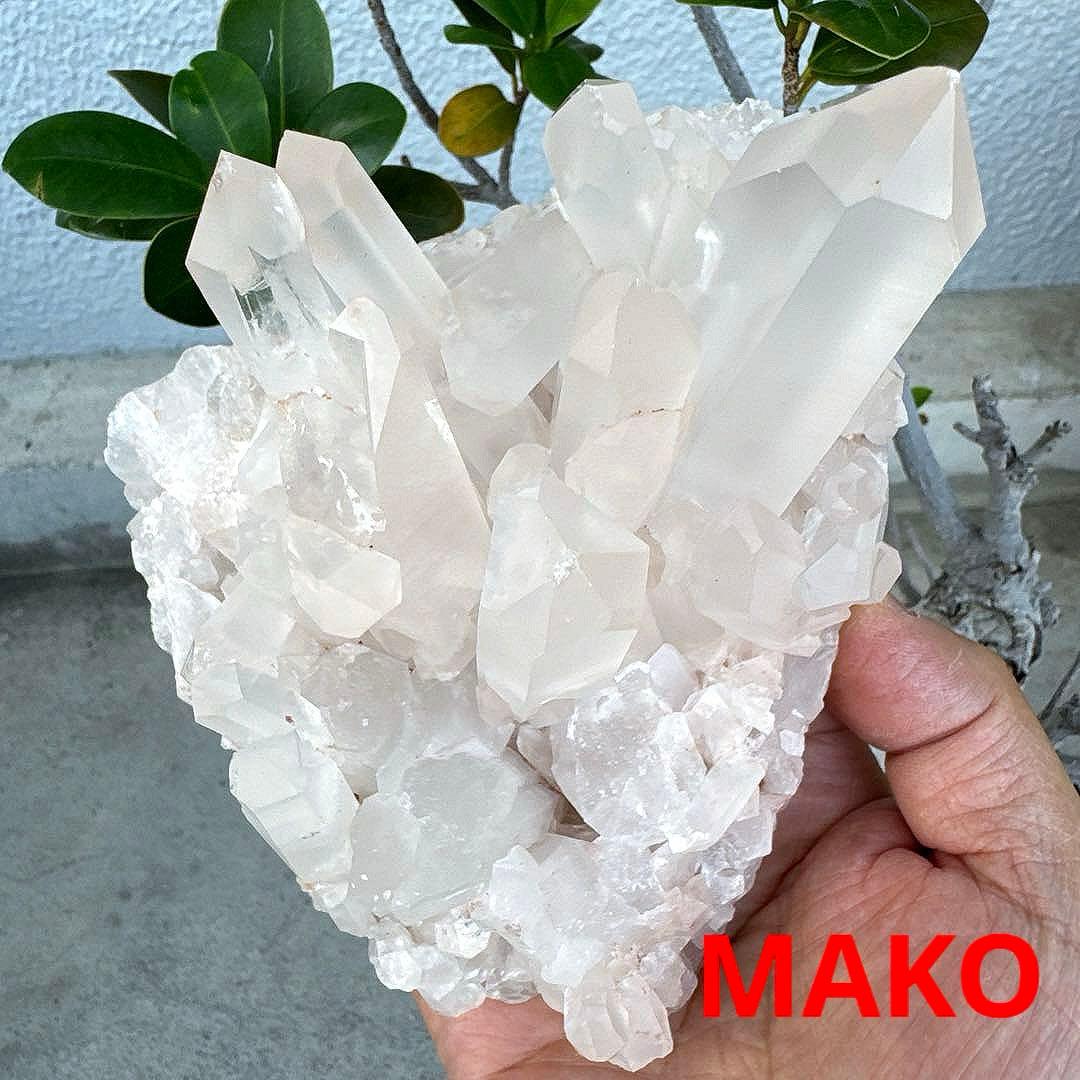 M1723☆ピンク水晶クラスター805g☆天然石　原石☆N50505