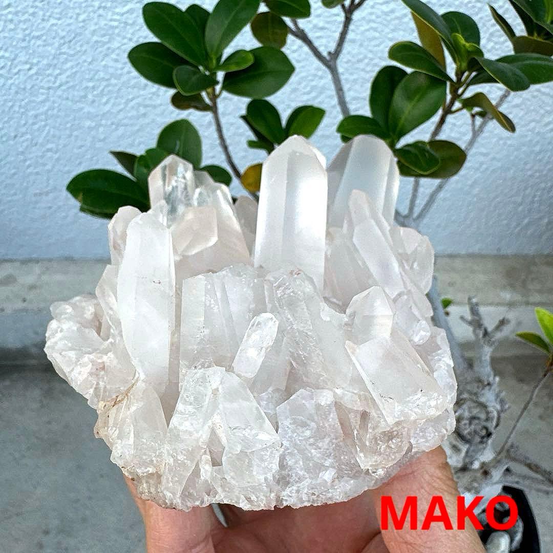 M1723☆ピンク水晶クラスター805g☆天然石　原石☆N50505