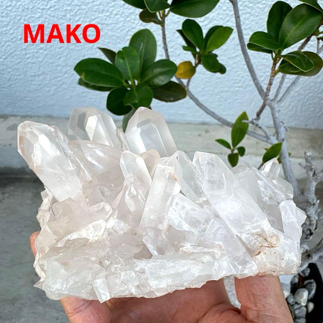 M1723☆ピンク水晶クラスター805g☆天然石　原石☆N50505