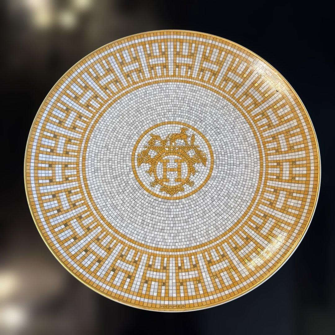 Hermes モザイクデザイン インテリアトレイ