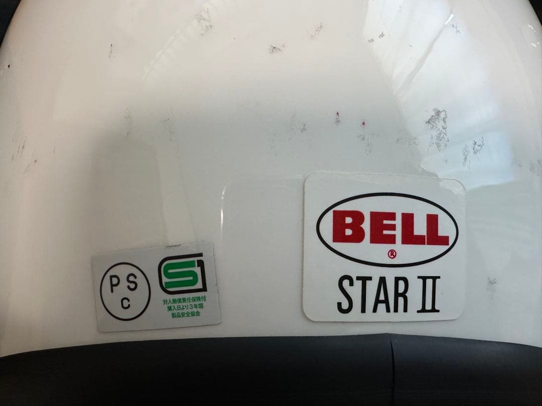 BELL STAR II フルフェイスヘルメット ホワイト　ＸＬサイズ　傷あり